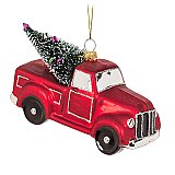 Vintage Truck with Tree Ornament
