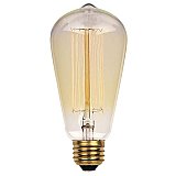 Incandescent Light Bulb: 40 Watt ST20 Timeless Vintage Inspired Edison Light Bulb