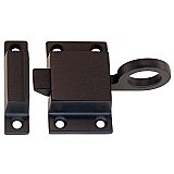 Transom or Cabinet Latch with Box Strike - Oil Rubbed Bronze