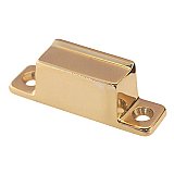 Box Strike for Transom or Large Cabinet Latch - Polished Unlacquered Brass
