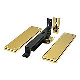 Solid Brass Double Action Spring Hinge Kit For Swinging Doors up to 90 Lbs. - Multiple Finishes