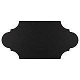 Textile Basic Provenzal Black 6-1/4" x 12-3/4" Porcelain Tile - Sold Per Case of 20 - 9.43 Square Feet