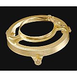 Shade Holder, Solid Brass clamp-on 2-1/4" Shade Holder