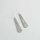 Silverplate Earrings- Repurposed Flatware