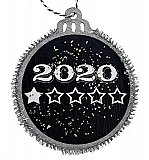 2020 - 1 Star Rating - Twas a Very Good Year Said Nobody Ever Holiday Ornament - Silver