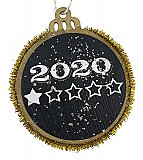 2020 - 1 Star Rating - Twas a Very Good Year Said Nobody Ever Holiday Ornament - Gold