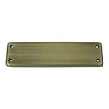 Solid Brass Cover Plate Only