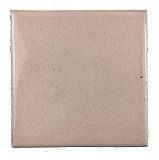 Antique "National Tile Co. Ceramic Tile Pink or Mauve 4-1/4" x 4-1/4"
