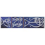 Captain Aquatico Deep Blue 2" x 7-7/8" Ceramic Wall Trim Tile - Sold by the individual piece