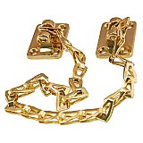 15" Transom Window Chain, Polished Brass