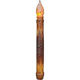 Hearthside LED Taper Battery Powered Candle - Cinnamon 9"