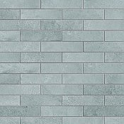 Aspdin Brick Grey 2-3/8" x 9-3/4" Porcelain Floor and Wall Tile - 34 Tiles Per Case - 5.78 Square Feet