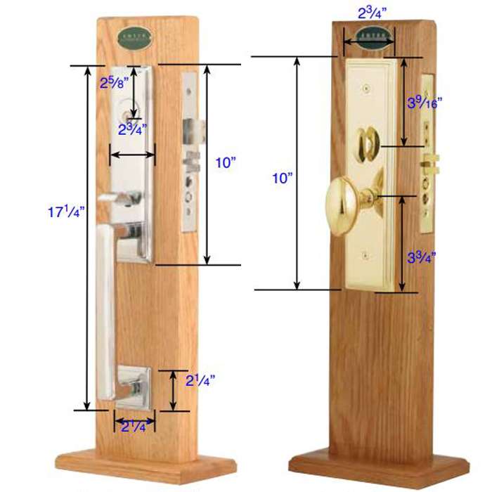 Historic Houseparts, Inc. > Entry Door Sets > Emtek Manhattan Brass