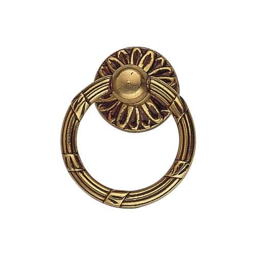 Historic Houseparts, Inc. > Metal Pulls > Ring Pull, Floral