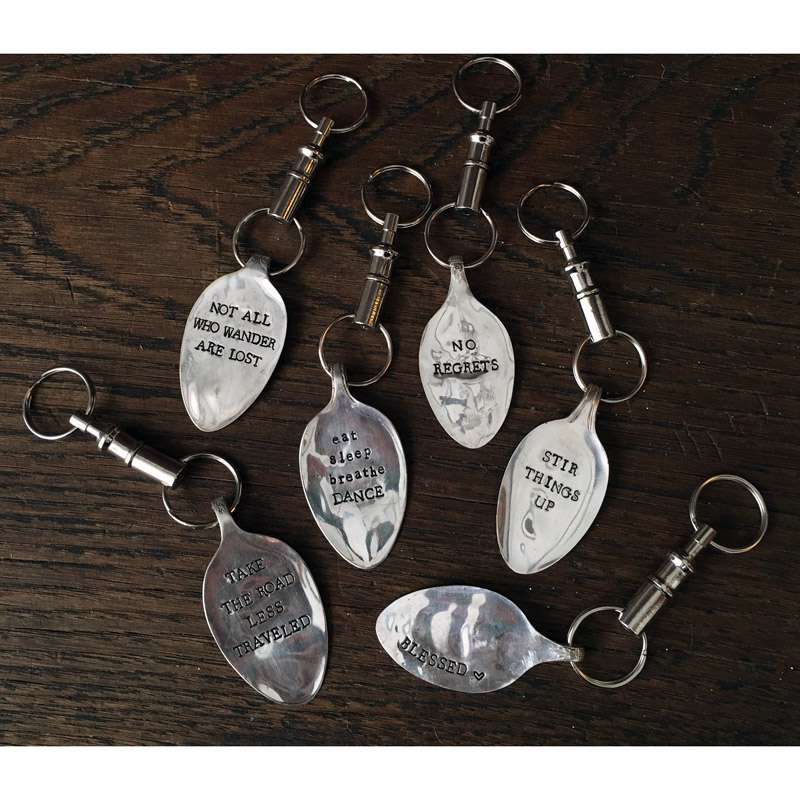 Historic Houseparts, Inc. > Repurposed Silverplate Spoon Keychains