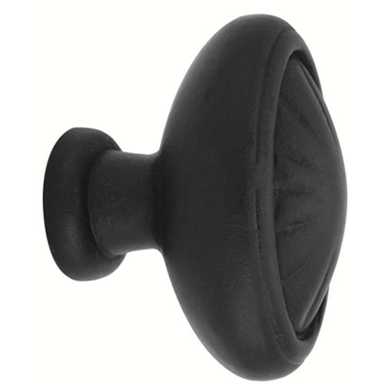 Historic Houseparts, Inc. > Metal Knobs > Tuscany Bronze Egg Knob, Small, Flat Black