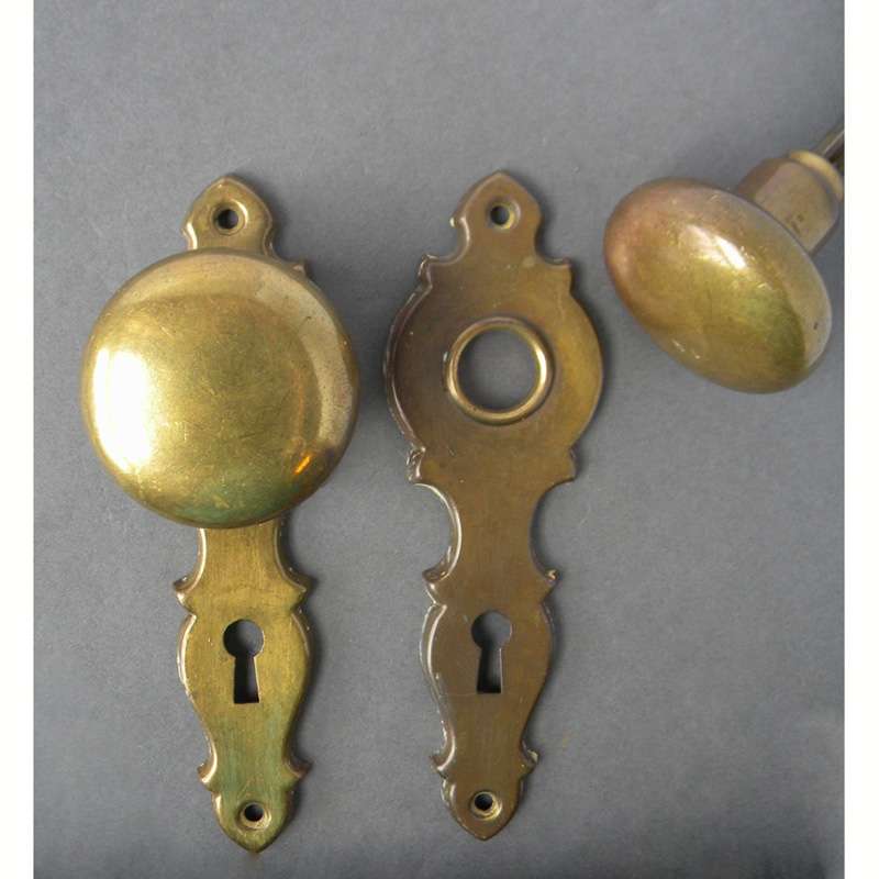 Historic Houseparts, Inc. > Antique Door Sets > Antique Brass Knob