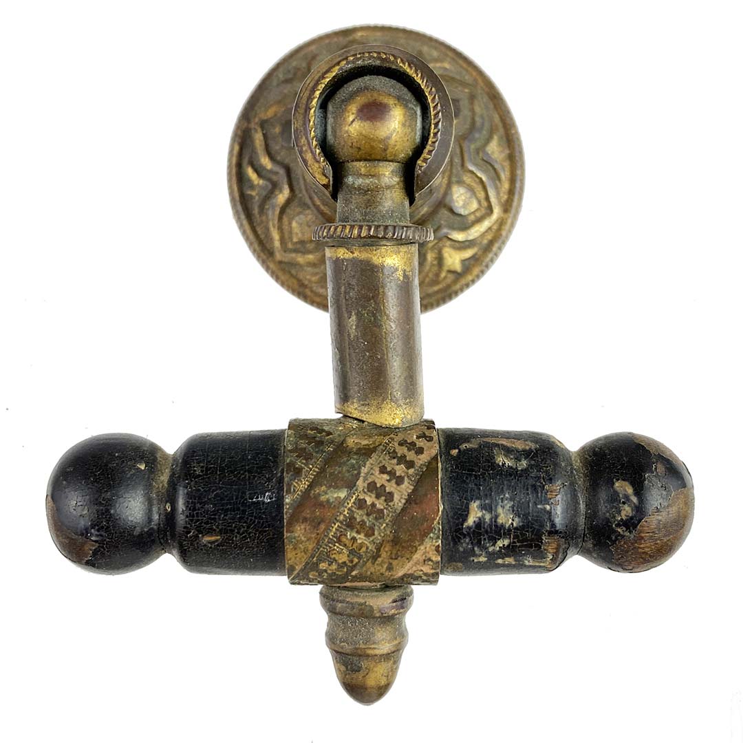 Historic Houseparts, Inc. > Antique Cast Bronze and Ebonized Wood