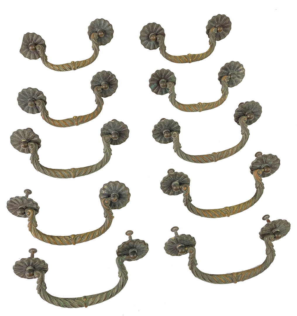 Historic Houseparts, Inc. > Antique Drawer Pulls > Set of 10 Antique