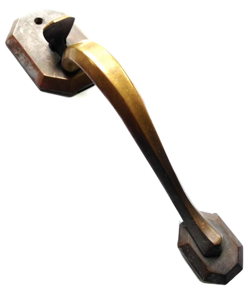 NOS Vintage Amerock Hammered Black Wrought Iron Thumb Latch Door Pull C-8510-CB 