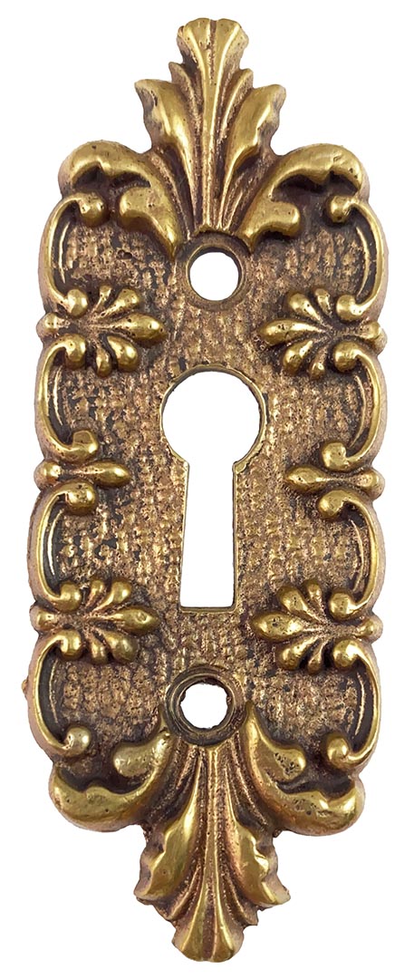 Bronze Keyhole Escutcheons with cover 
