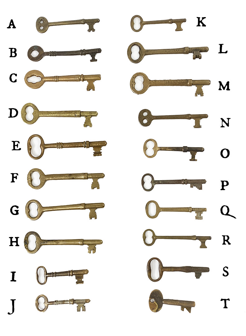 Historic Houseparts, Inc. > Antique Lock Parts > Antique Large Bronze