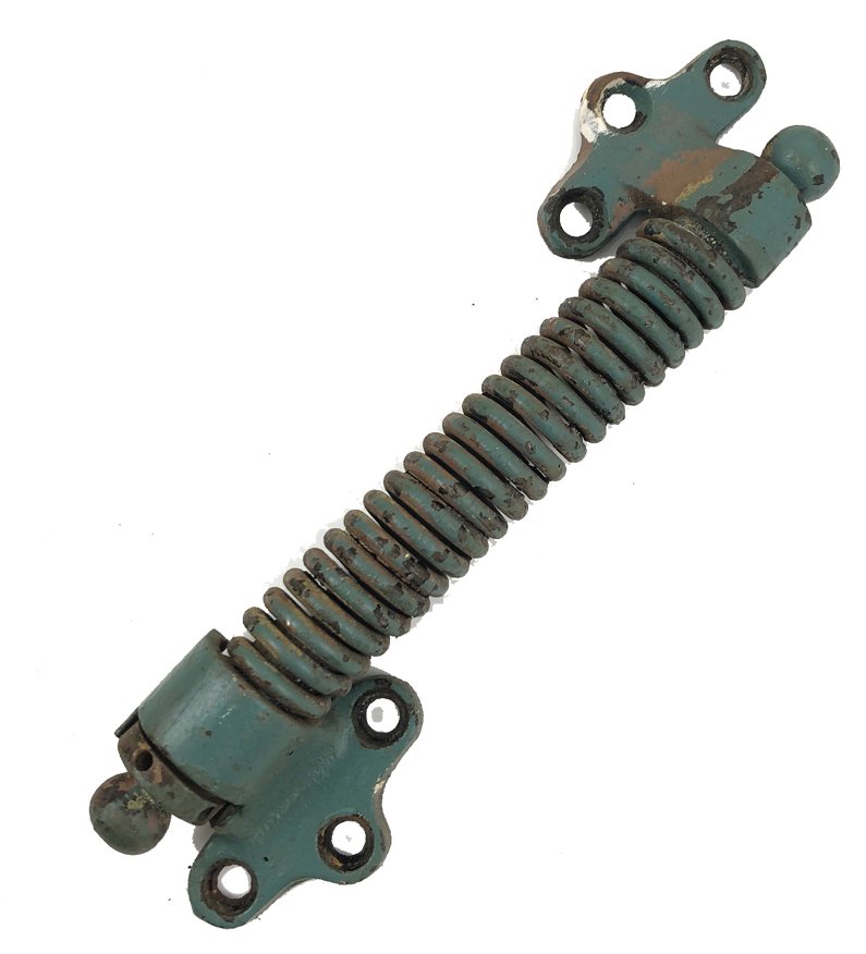 thumbnail image 2 of Victorian Style 4" Brass/Bronze Springing Screen Door Hinge (The Kings Bay) 2 of 5