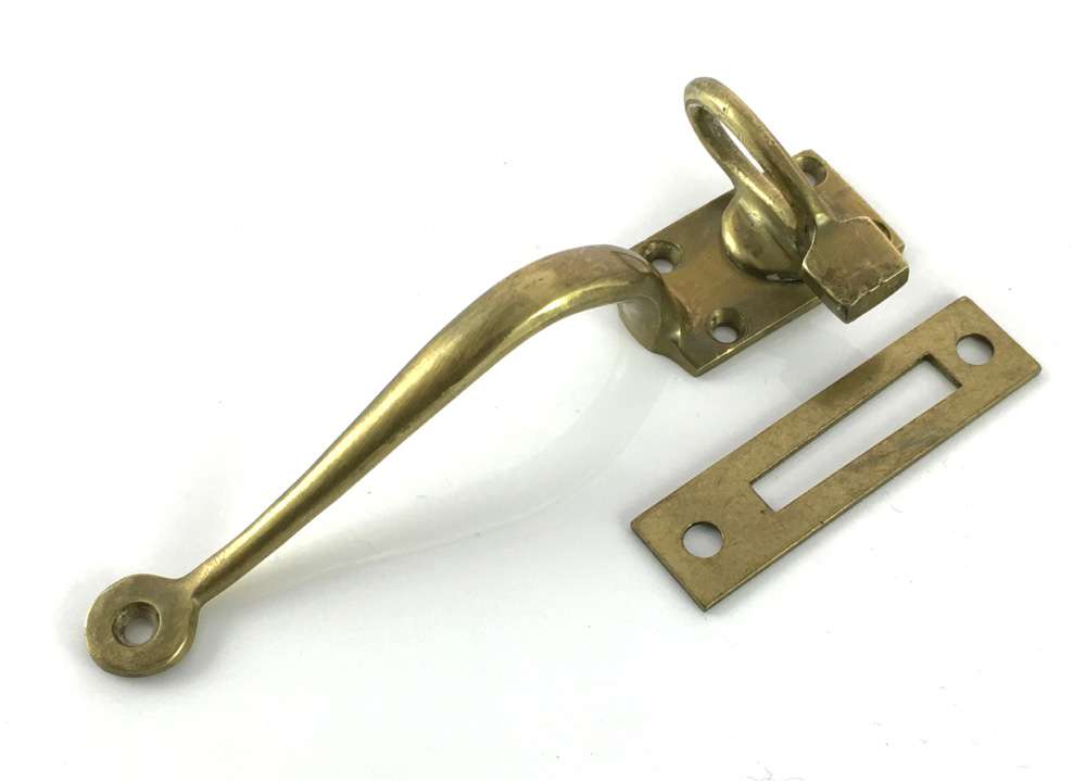 Historic Houseparts, Inc. > Antique Casement Window Hardware > Antique Brass Casement Window