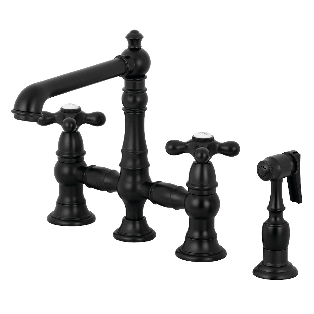 Historic Houseparts, Inc. > Kitchen Faucets > Kingston Brass KS7270AXBS English Country 8