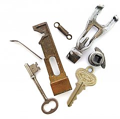 Antique Lock Parts