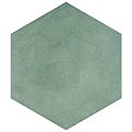Matter Hex Green 7-7/8" x 9" Porcelain Tile - Per Case of 10 - 3.80 Sq. Ft