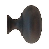 Plain Cabinet Knob 1.25" - Medium -  Oil Rubbed Bronze