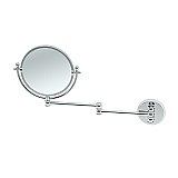 Gatco Swing-Arm Wall Mount Beveled Shaving Mirror - Chrome