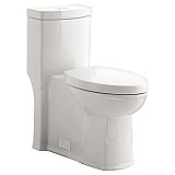 American Standard Boulevard® One-Piece Dual Flush 1.6 gpf/6.0 Lpf and 1.1 gpf/4.2 Lpf Chair Height Elongated Toilet With Seat