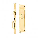 Classic Pocket Door Mortise Lock Set - Keyed