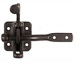 Solid Bronze Standard Gate Latch, Straight Catch with Deadbolt Hole