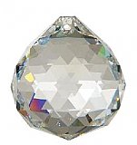 Brilliant Cut Faceted Glass Ball for Chandelier - 20mm - 3/4"