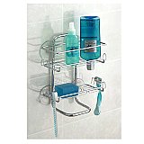 Classico Suction Shower Shelves - Polished Chrome