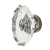 Nostalgic Warehouse Chateau Crystal 1-3/4" Cabinet Knob in Antique Pewter
