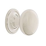 Nostalgic Warehouse New York Brass 1-3/8" Cabinet Knob with Classic Rose in Polished Nickel