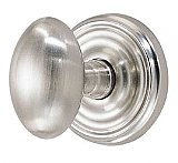 Egg Handle Set with Plain Rosette, Complete Doorknob Set