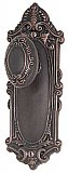 Victoria Knob with Victoria Backplate, Complete Doorknob Set