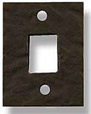 Rustic Bronze Strike Plate, Mortise Style