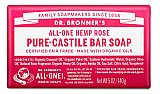 Dr. Bronner's Hemp & Rose Pure Castile Bar Soap
