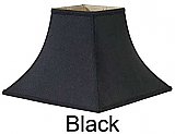 Fabric Lamp Shade, Square Bell Shade, Available in 3 sizes