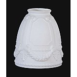 Early Style Embossed Wreath Fixture Shade