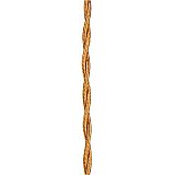 Rayon-Covered Twisted Lamp Cord, Gold- Sold per Foot
