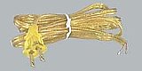 Clear Gold, 18/2 Lamp Cord Set with Plug