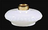 Glass Bracket Oil Lamp Font - Opal Glass