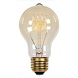 Incandescent Light Bulb: 60 Watt A Shape Timeless Vintage Inspired Light Bulb